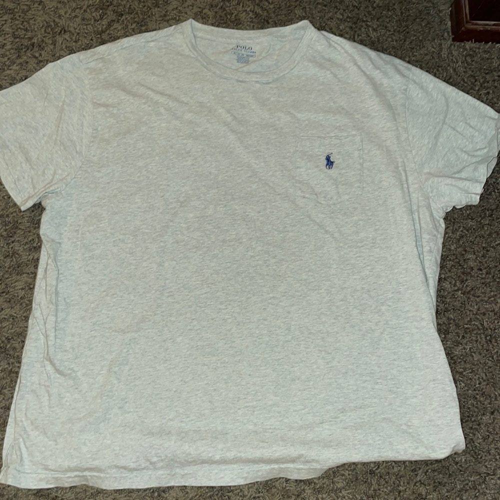 Men’s XL Polo Ralph Lauren short sleeve t shirt light gray Heather